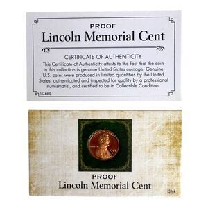American Coin Treasures Proof Coin Lincoln Memorial Cent 1978 S